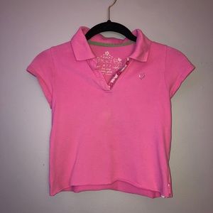 cropped collared shirt